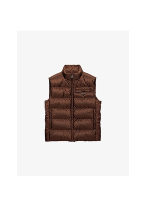 Mens Prada Re-Nylon Quilted Woven Gilet