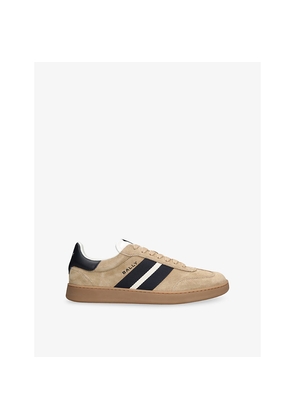 Mens Bally Retro Suede Sneakers