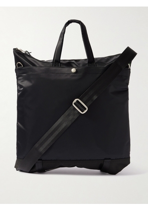 Master-Piece - Lightning Leather-Trimmed Nylon-Twill and CORDURA® Tote Bag - Men - Black