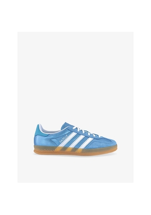 Womens Adidas Gazelle Indoor Leather Low-Top Trainers