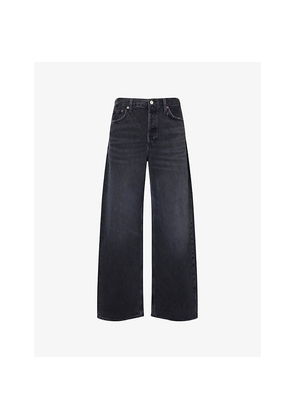 Womens Agolde Low Slung Baggy Wide-Leg Denim Jeans