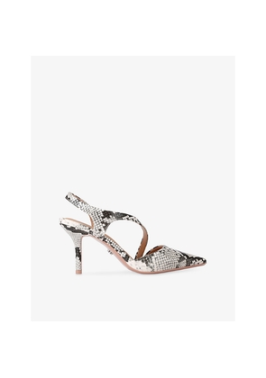 Womens Carvela Symmetry Faux-Leather Heeled Courts