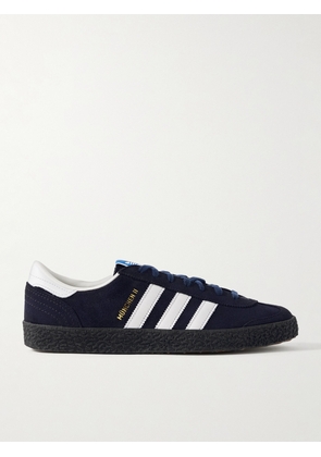 adidas Originals - München II Spezial Leather-Trimmed Suede Sneakers - Men - Blue - UK 6