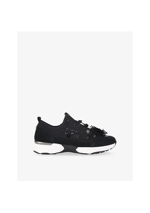 Womens Carvela Tempo Flower Mesh Trainers