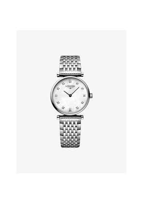 Mens Longines L4.209.4.87.6 La Grande Classique Stainless-Steel and 0.048ct Diamond Quartz Watch