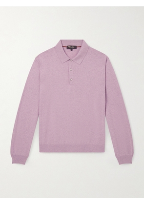 Loro Piana - Cashmere Polo Shirt - Men - Purple - IT 48