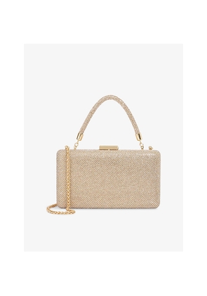 Womens Dune Beaut Diamante Top-Handle Clutch Bag