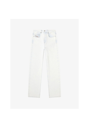 Mens Diesel 2001 D-Macro Wide-Leg Denim-Blend Jeans