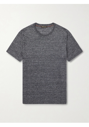 Loro Piana - Linen T-Shirt - Men - Gray - XS