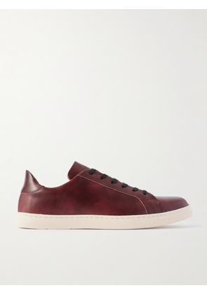 George Cleverley - Jack III Leather Sneakers - Men - Burgundy - UK 6