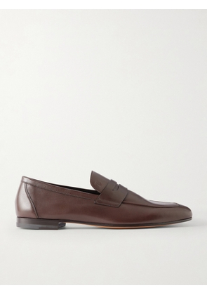 Tod's - Leather Penny Loafers - Men - Brown - UK 6