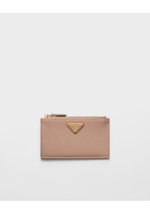 Saffiano leather card holder