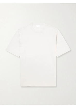 Lardini - Cotton and Silk-Blend Jersey T-Shirt - Men - Neutrals - S
