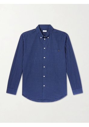 Burberry - Checked Cotton Shirt - Men - Blue - S