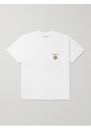 Cherry Los Angeles - Logo-Print Cotton-Jersey T-Shirt - Men - White - XS
