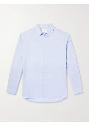 ssstein - Cotton and Silk-Blend Shirt - Men - Blue - XS