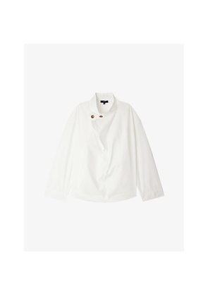 Womens Soeur Felicite Tie-Belt Cotton Blouse