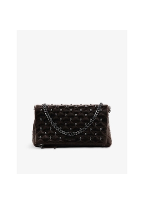 Womens The Kooples Heritage Small Leather Clutch Bag