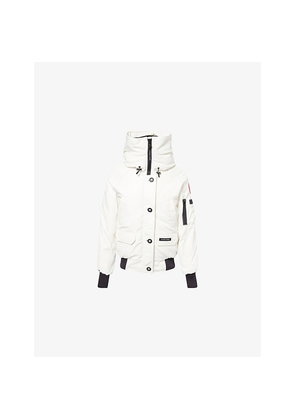 Womens Canada Goose Chilliwack Hooded Woven-Down Jacket