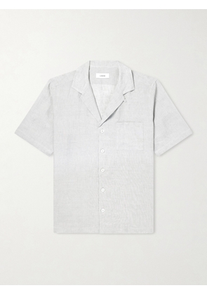 Lardini - Convertible-Collar Linen Shirt - Men - Green - S