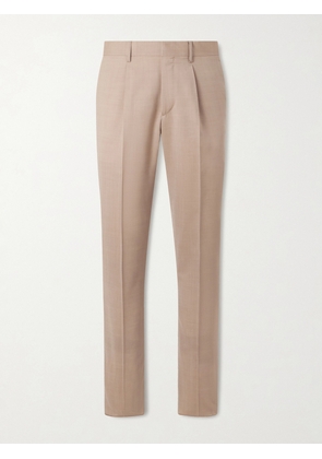 Lardini - Straight-Leg Virgin Wool Suit Trousers - Men - Neutrals - IT 46