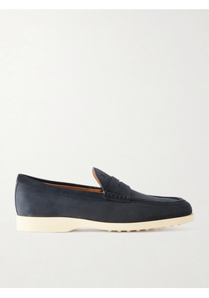 Tod's - Elisir Suede Loafers - Men - Blue - UK 6