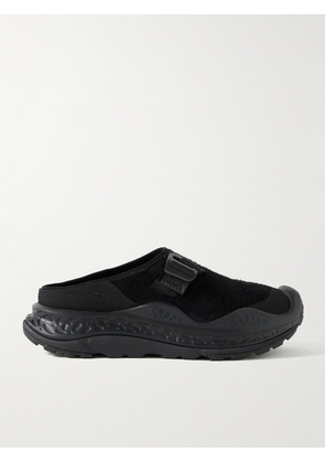 Hoka - Ora Primo EXT Rubber-Trimmed Suede Slip-On Sneakers - Men - Black - US 7