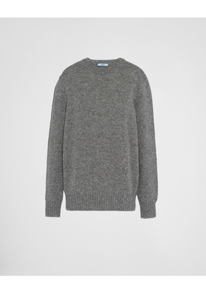 Wool and cashmere crew-neck sweater