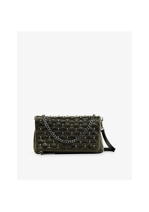 Womens The Kooples Heritage Small Leather Pouch