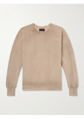 Les Tien - Garment-Dyed Cotton-Jersey Sweatshirt - Men - Neutrals - S
