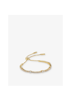 Womens Carat London Phoebe 18ct Yellow Gold Vermeil and Cubic Zirconia Bracelet