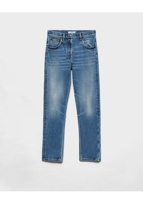 Straight-leg jeans