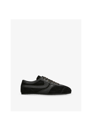 Womens Dries Van Noten Dustin Suede Trainers