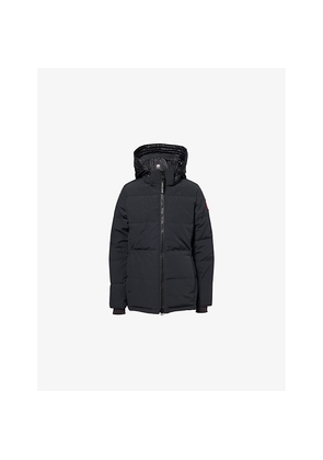 Womens Canada Goose Chelsea Hooded Woven-Down Parka