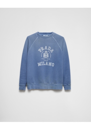 Cotton crew-neck sweatshirt