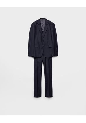 Single-breasted cashmere and wool suit