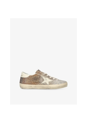 Womens Golden Goose Super Star 80100 Suede Trainers