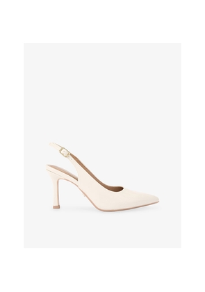 Womens Carvela Corletta Wide-Fit Heeled Faux-Leather Sling-Backs