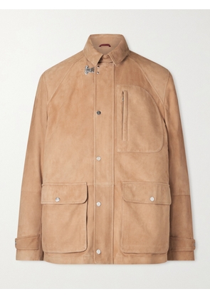 Brunello Cucinelli - Suede Jacket - Men - Neutrals - M