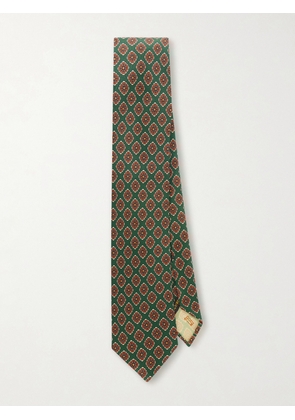 Rubinacci - 9cm Silk-Jacquard Tie - Men - Green