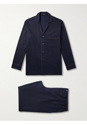 Rubinacci - Cotton Pyjama Set - Men - Blue - S