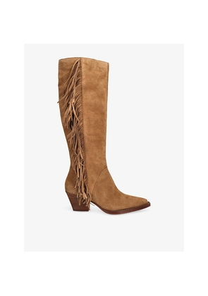 Womens Dolce Vita Roley Suede Heeled Boots