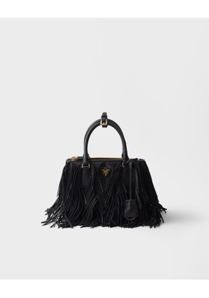 Prada Galleria small leather bag with fringe