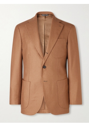 J. Mueser - Wool and Cashmere-Blend Blazer - Men - Brown - IT 46