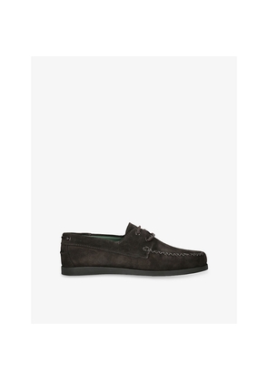 Mens Vinny's Boatman Suede Shoes