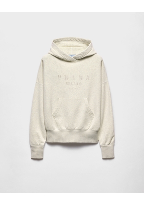 Cotton fleece hoodie