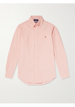 Polo Ralph Lauren - Button-Down Logo-Embroidered Cotton Oxford Shirt - Men - Pink - XS