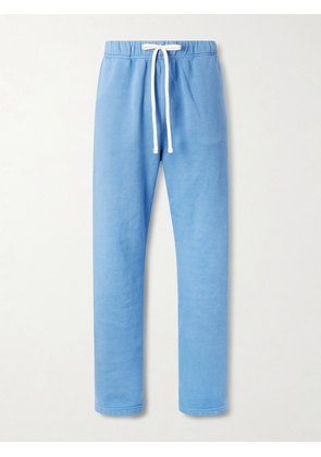 Les Tien - Straight-Leg Garment-Dyed Cotton-Jersey Sweatpants - Men - Blue - S