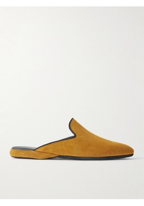 Rubinacci - Comfort Suede Slippers - Men - Gold - XS