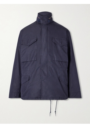 Beams Plus - Cotton-Blend Hooded Field Jacket - Men - Blue - S